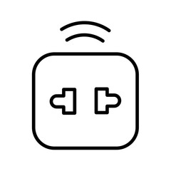 Smart Plug Vector Icon