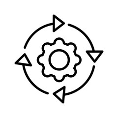 Continuous Integration Vector Icon