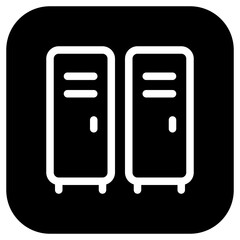 Editable locker, changing room vector icon. Part of a big icon set family. Perfect for web and app interfaces, presentations, infographics, etc