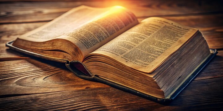 Origin of Words: Dictionary and Etymology Research Concept