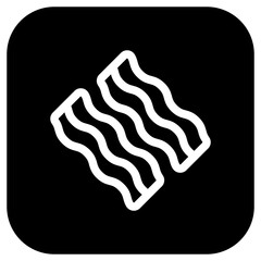 Editable bacon vector icon. Part of a big icon set family. Perfect for web and app interfaces, presentations, infographics, etc