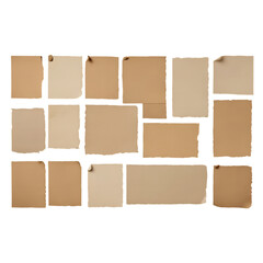 Fototapeta premium Authentic Torn Paper Collection for Creative Graphic Designs