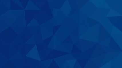 Abstract Geometric blue Polygon or low poly Background 