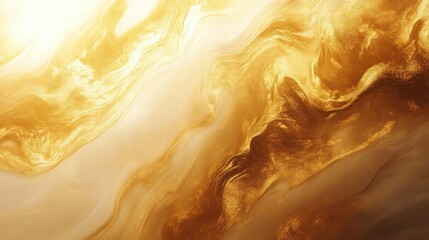 A swirling abstract design in warm golden hues, evoking a sense of fluidity and elegance.