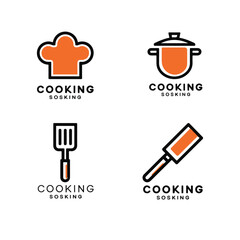Cooking logo and poster templates.