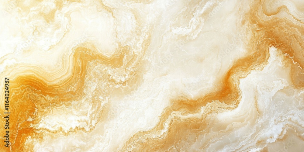 Poster Abstract onyx pattern with warm tones and fluid lines, ideal for backgrounds or textures.