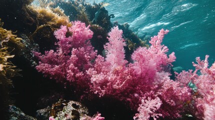 Vibrant Coastal Wildlife in Dynamic Natural Light