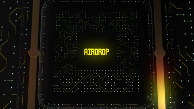 Digital Tech Circuit Board Airdrop
