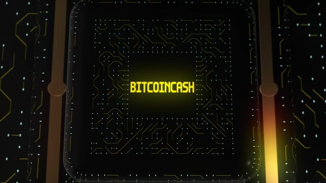 Digital Tech Circuit Board Bitcoincash