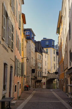 Pau. France. Streets of this beautiful city