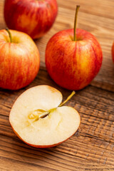 Delicious, red, juicy Polish apples.