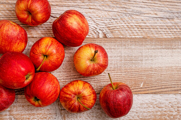 Delicious, red, juicy Polish apples.