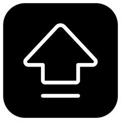 Editable capslock arrow vector icon. Part of a big icon set family. Perfect for web and app interfaces, presentations, infographics, etc