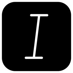 Editable italic text format vector icon. Part of a big icon set family. Perfect for web and app interfaces, presentations, infographics, etc