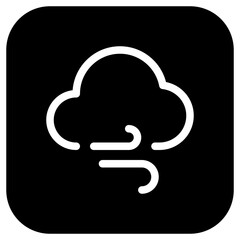 Editable windy cloud vector icon. Part of a big icon set family. Perfect for web and app interfaces, presentations, infographics, etc