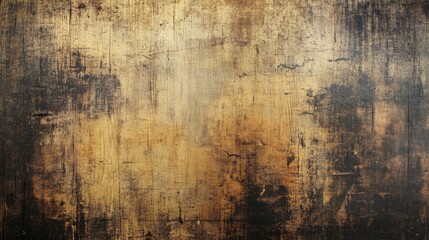 Grungy textured vintage paper banner on weathered wood background representing antique manuscripts and retro design elements