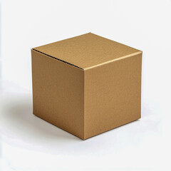 Cardboard box packaging for delivery, shipping, and moving; isolated brown carton containers for gifts, transport, relocation, collection, and storage solutions. white background.