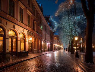 Fototapeta premium 街のイルミネーション