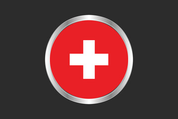 Switzerland flag sign, Switzerland flag vector graphic, Switzerland country flag is a symbol of freedom, National Switzerland flag, vector illustration
