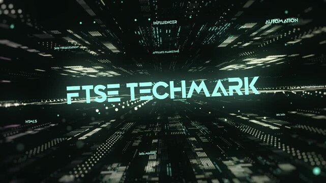 Digital Data Technology Word FTSE TECHMARK