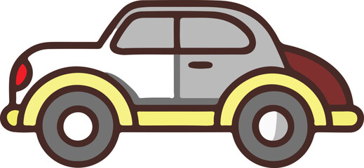 isolated Miniature car Vector, Miniature car Silhouette, Miniature car icon set  for logo ,Vector illustration, Vector Graphic, EPS 10 , clip art work,