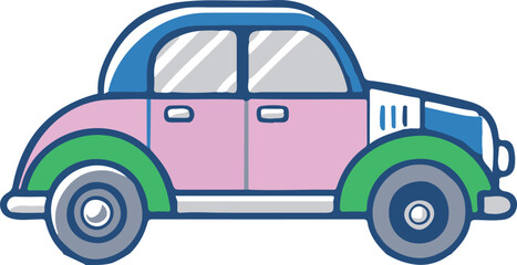 isolated Miniature car Vector, Miniature car Silhouette, Miniature car icon set  for logo ,Vector illustration, Vector Graphic, EPS 10 , clip art work,