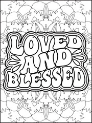 Valentine's Day Quote Coloring Page for Adults. Valentine's Day Coloring Page.