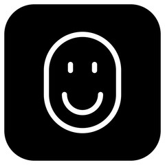 Editable vector user facial recognition icon. Part of a big icon set family. Perfect for web and app interfaces, presentations, infographics, etc