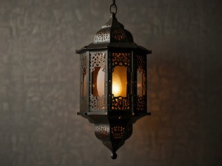 old lantern on wall