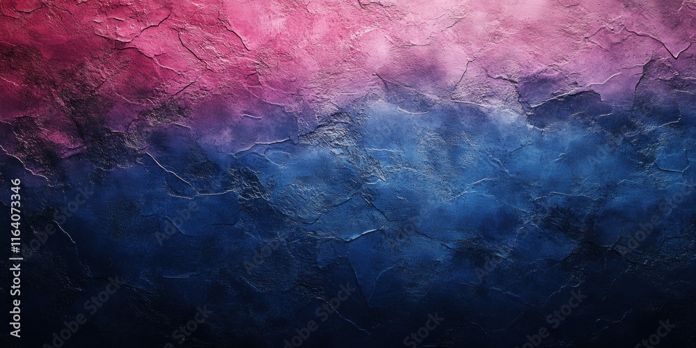 Poster A textured gradient background transitioning from pink to blue, suitable for digital designs.