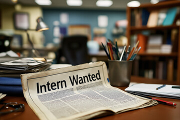 Intern wanted engaging opportunity in a collaborative office environment