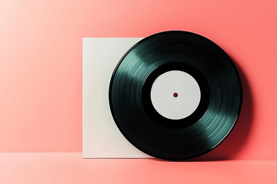 Disco de vinilo sobre sombras