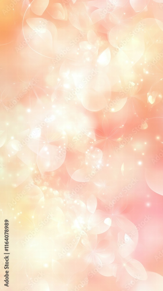 Poster Soft, dreamy abstract background with light colors and subtle bokeh effects.