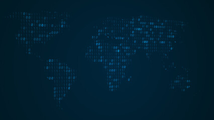 Cloud technology. Integrated digital web concept background