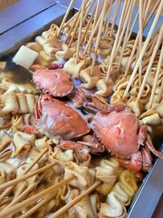 Korean fish cake with crab