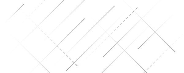 Abstract white and gray color geometric dynamic lines pattern transparent background design.