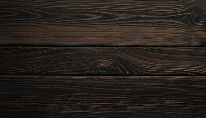 Fototapeta premium Dark Brown Wooden Planks Background Texture