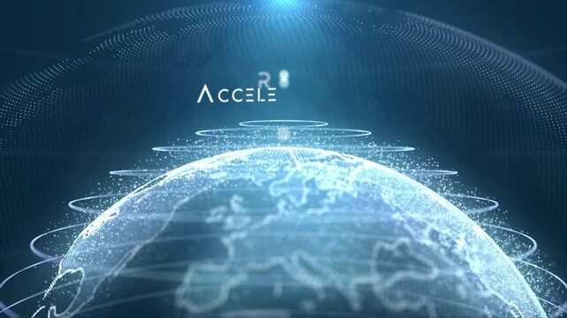 Particle Earth Technology word Accelerometer