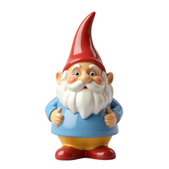 Whimsical Ceramic Gnome Figurine Displaying Playful Charm