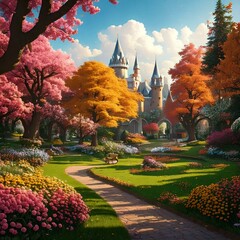 Generated fairy tale land fairy tale land