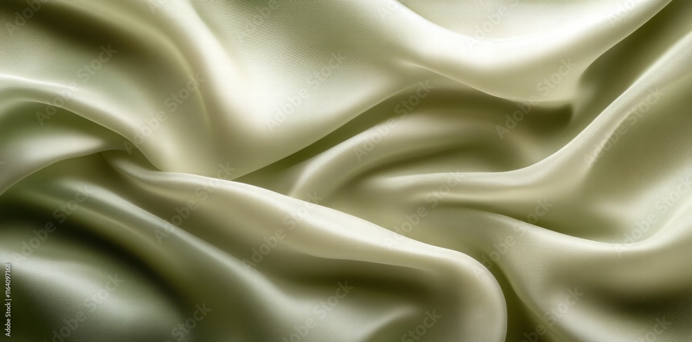 Poster a smooth, flowing fabric showcasing elegant folds and soft textures.
