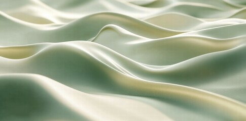Obraz premium A close-up view of flowing, soft fabric with gentle waves and subtle color gradients.