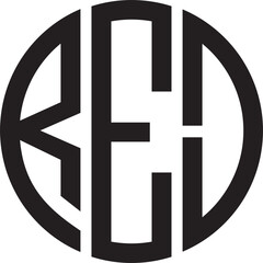 Fototapeta premium RED Circle logo.eps