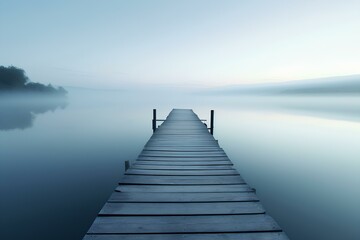 Fototapeta premium pier on the lake