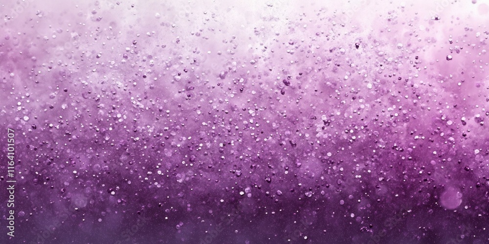 Poster A soft gradient background with sparkling droplets in shades of purple.
