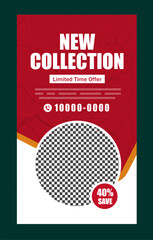 Furniture social media story design