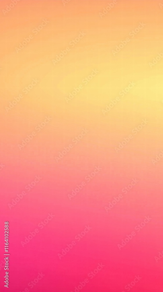 Poster A smooth gradient transitioning from yellow to pink, creating a vibrant, warm background.