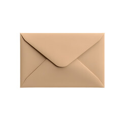Minimalist envelope for professional use. transparent background. transparent background.