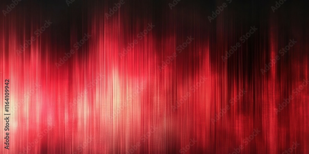 Poster abstract image featuring vibrant red and black vertical lines, evoking energy and movement.
