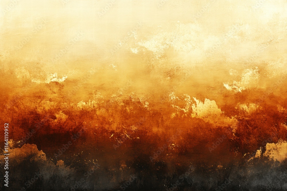 Aufkleber an abstract gradient of warm colors blending from light to dark hues.